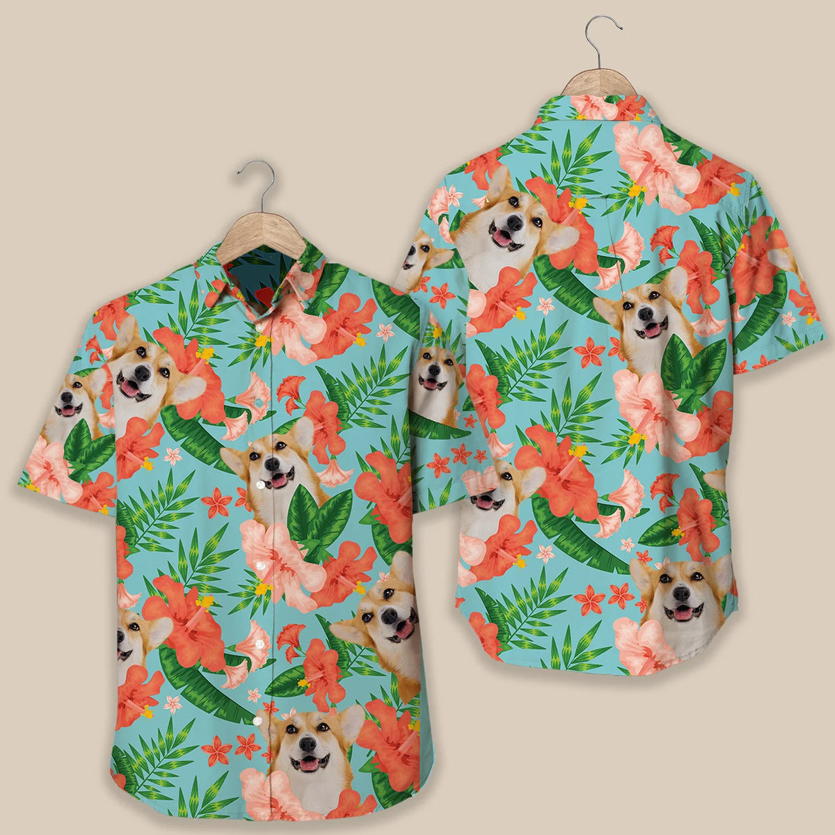 Personalisiertes Hawaii Hemd "Haustier"