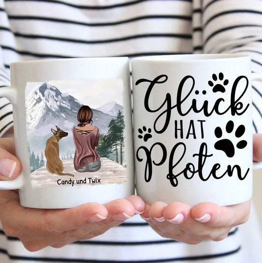 Unterwegs mit Haustier - Individuelle Tasse