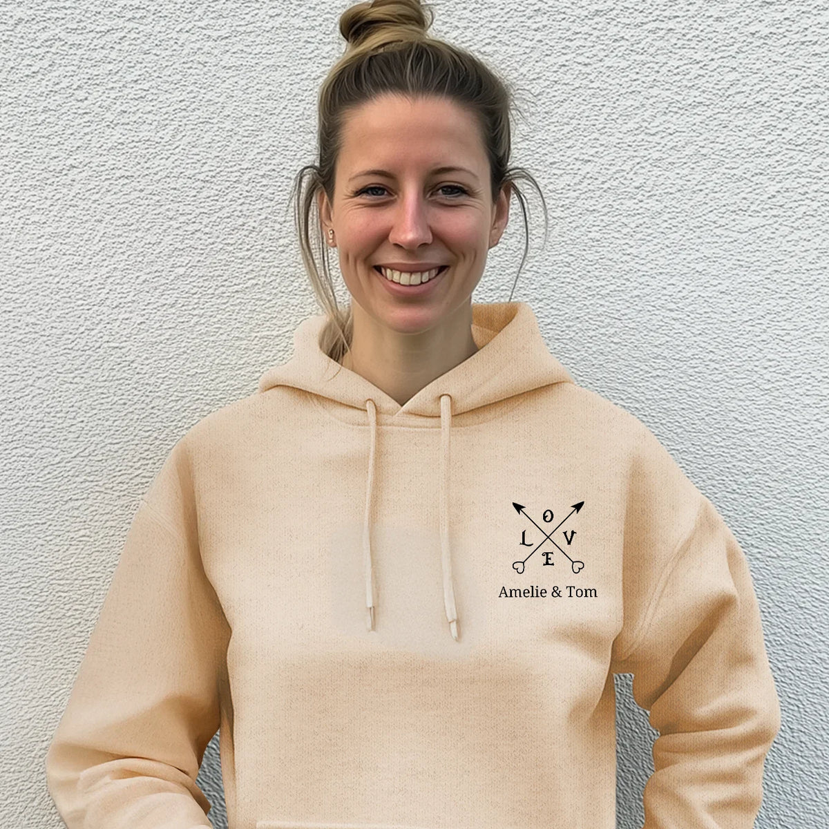 Personalisierter Hoodie "Love"