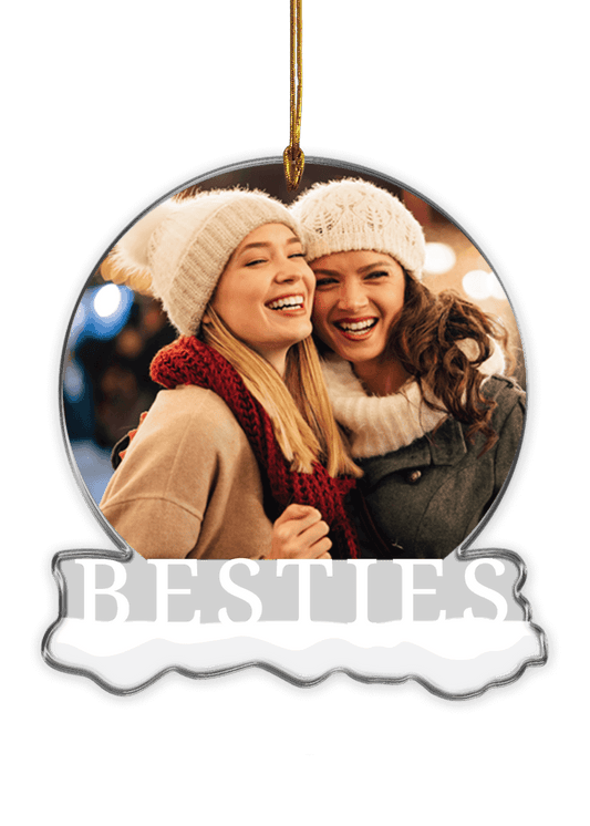 Weihnachtsbaumschmuck ''Besties Foto''